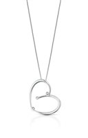 Collana PG Gioielli Donna Cuori in Oro bianco Diamante CIOJULIET/4 - CIOJULIET/4